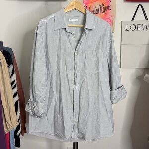 Zara Men’s 100% cotton‎ Striped Button Down